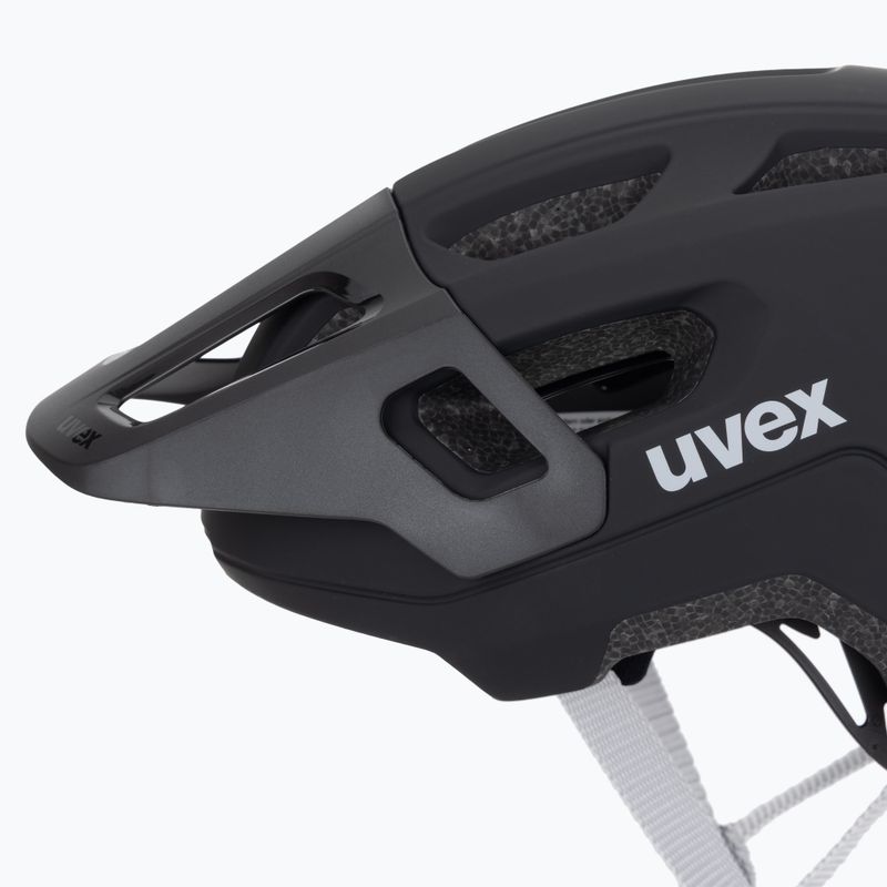 Kinder-Fahrradhelm UVEX React MIPS Jr black matte 7
