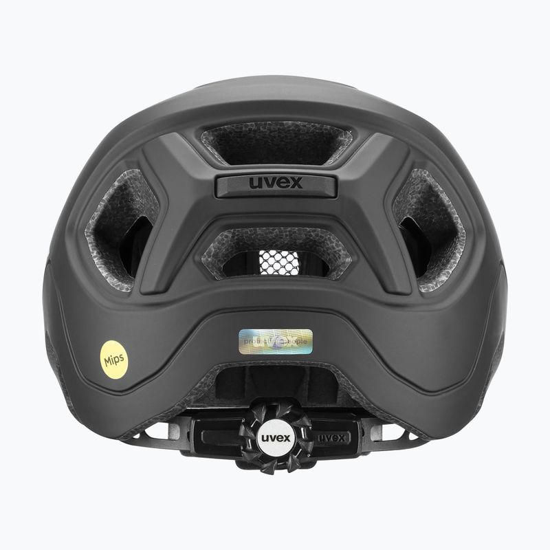 Kinder-Fahrradhelm UVEX React MIPS Jr black matte 3