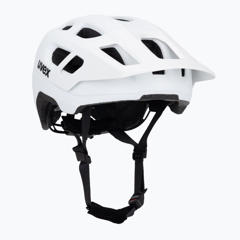 Kinder-Fahrradhelm UVEX React MIPS Jr white matt