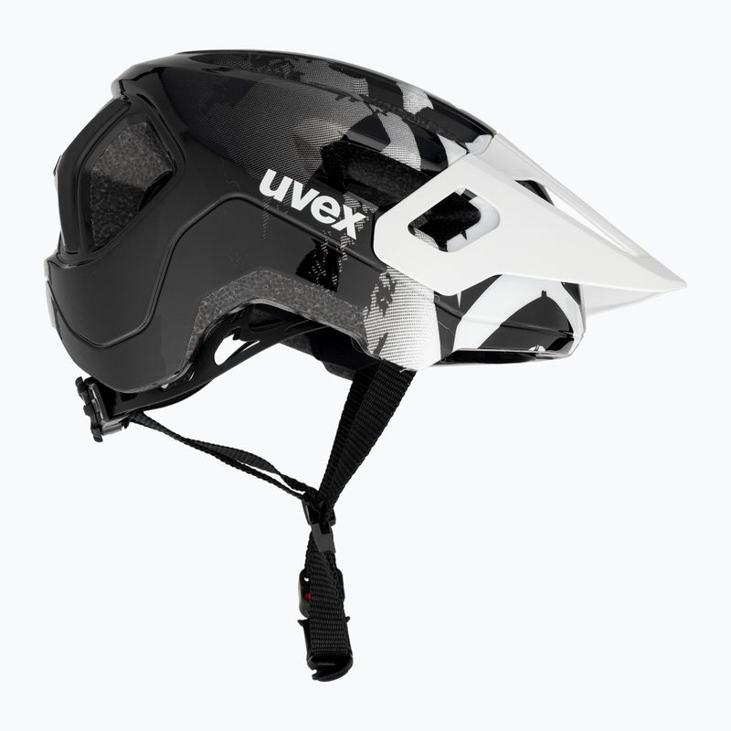 Kinderfahrradhelm UVEX React Jr weiß/schwarz 4