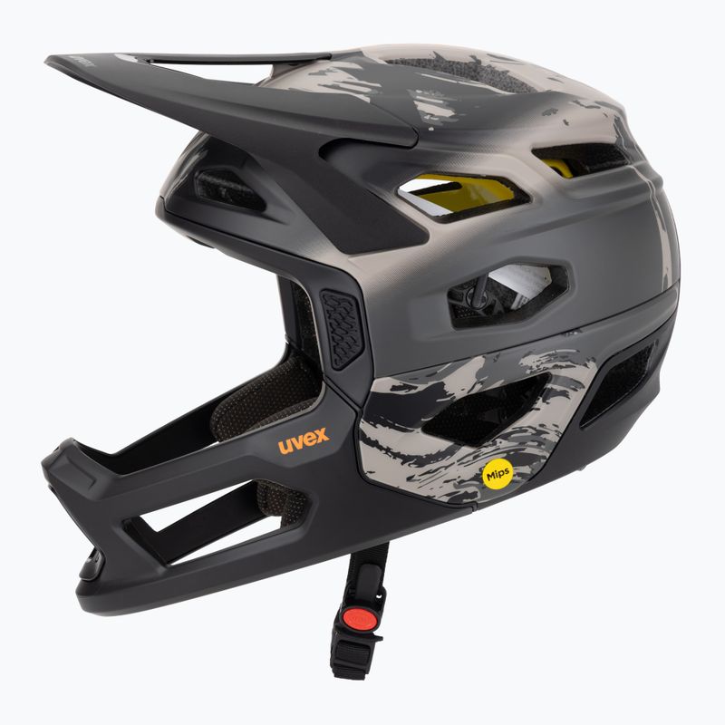 UVEX Revolt MIPS Fahrradhelm Eiche braun/orange matt 3