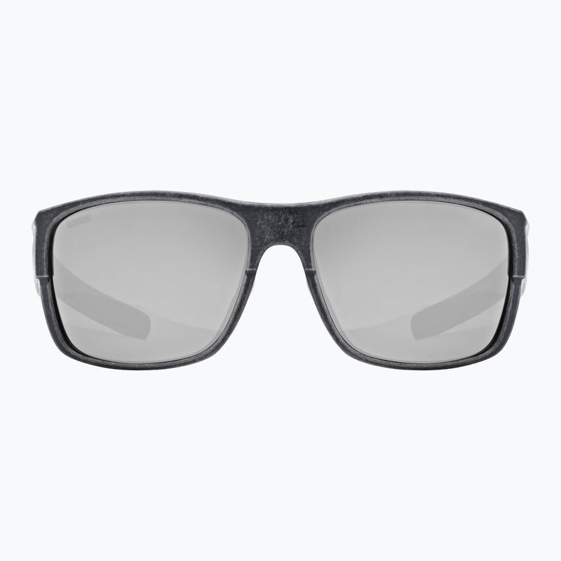 UVEX Sonnenbrille Esntl Urban schwarz matt/verspiegelt silber 2