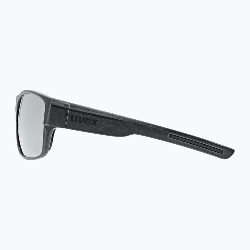 UVEX Sonnenbrille Esntl Urban schwarz matt/verspiegelt silber 4