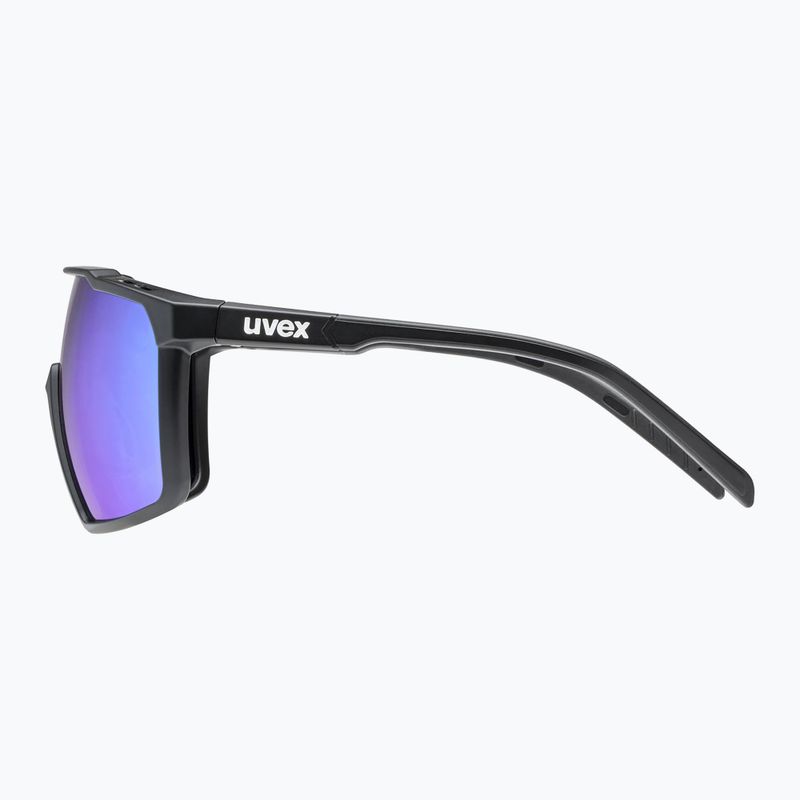 UVEX Mtn Perform S schwarz matt/verspiegelt blau Sonnenbrille 4