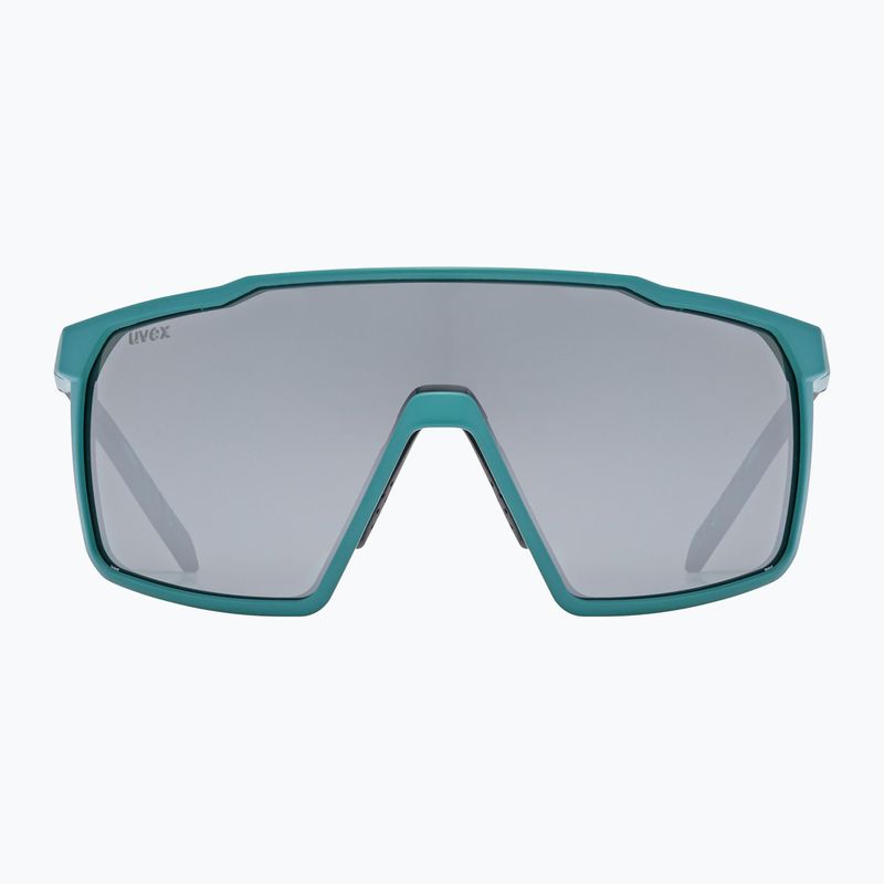 UVEX Mtn Perform S teal matt/verspiegelt silberne Sonnenbrille 2