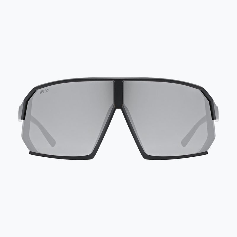 UVEX Sportstyle 237 schwarz matt/verspiegelt silberne Sonnenbrille 2