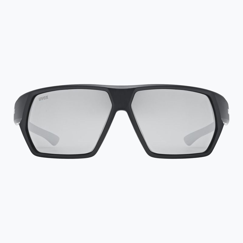 UVEX Sportstyle 238 schwarz matt/verspiegelt silberne Sonnenbrille 2