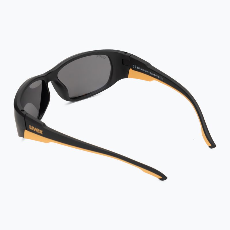 UVEX Kindersonnenbrille Sportstyle 514 schwarz matt/verspiegelt silber 2