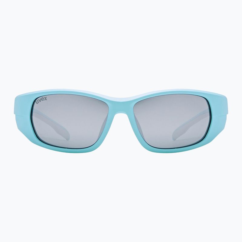 UVEX Kindersonnenbrille Sportstyle 514 hellblau matt/verspiegelt silber 2