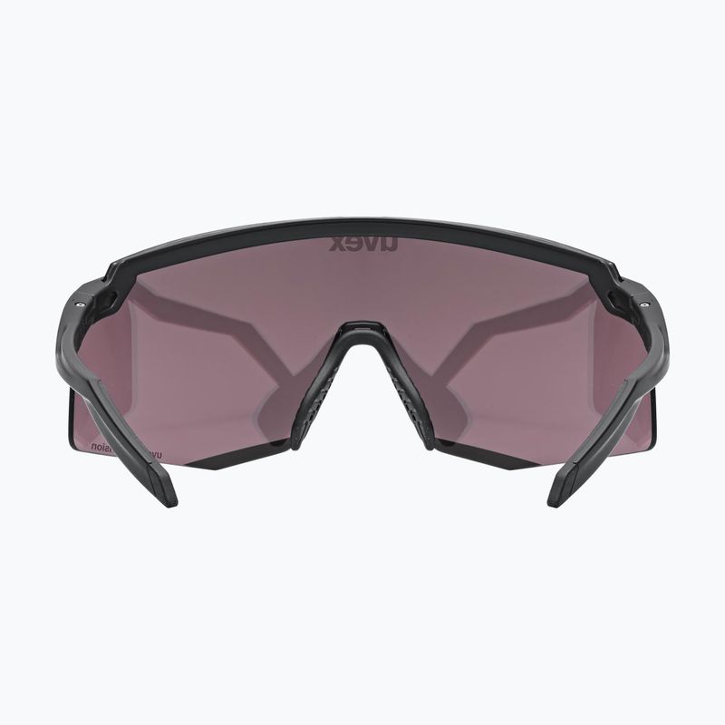 UVEX Pace Stage CV Sonnenbrille schwarz matt/rosa 3