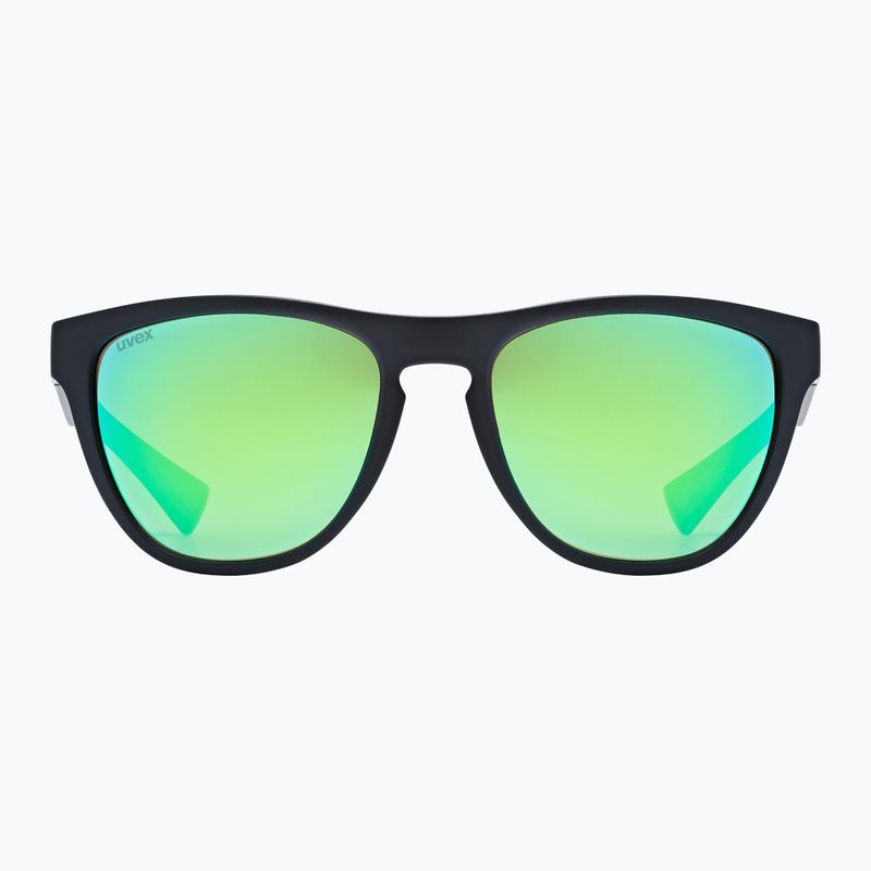 UVEX Sonnenbrille Esntl Spirit schwarz matt/grün verspiegelt 2