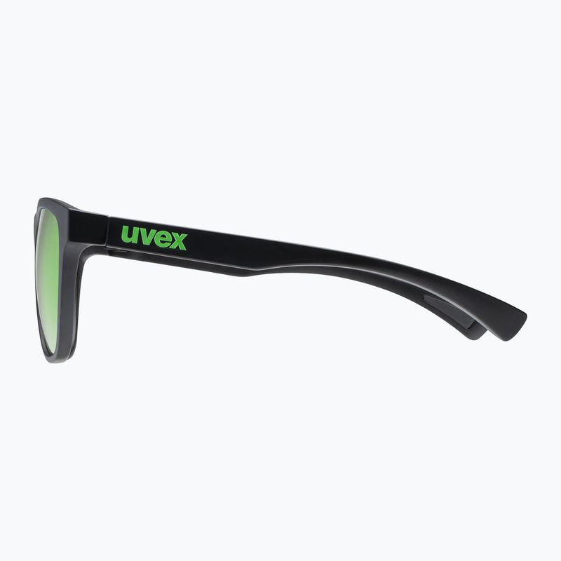 UVEX Sonnenbrille Esntl Spirit schwarz matt/grün verspiegelt 4
