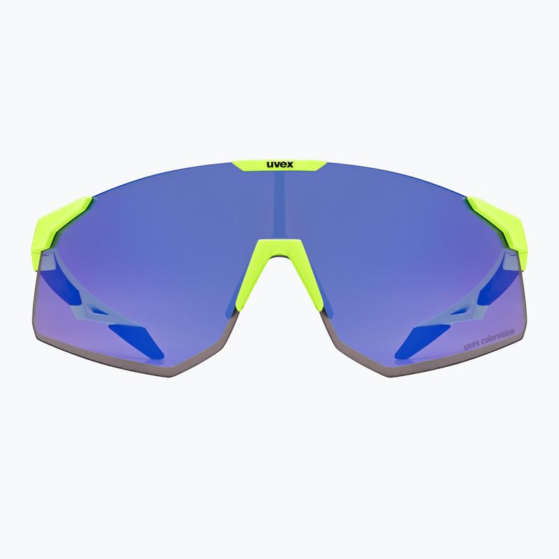 UVEX Pace Perform CV Sonnenbrille gelb matt/verspiegelt blau 2