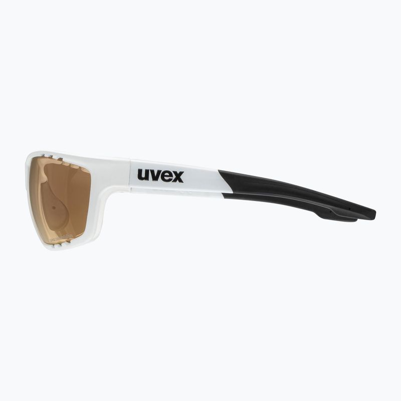 UVEX Sportstyle 706 CV V weiß matt/rot verspiegelte Sonnenbrille 4