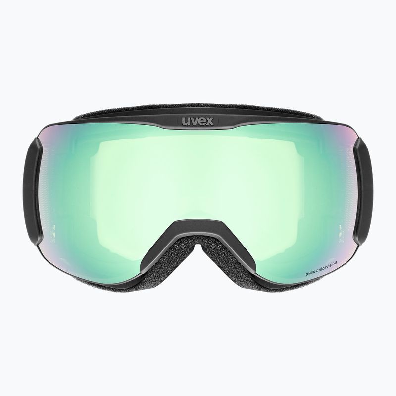 UVEX Downhill 2100 CV Skibrille schwarz matt/verspiegelt opalgelb 2