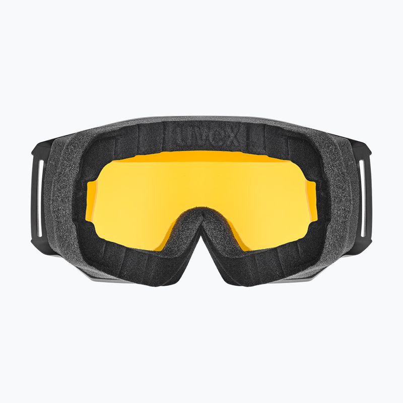 Skibrille UVEX Athletic CV black matte/mirror opal colorvision yellow 3
