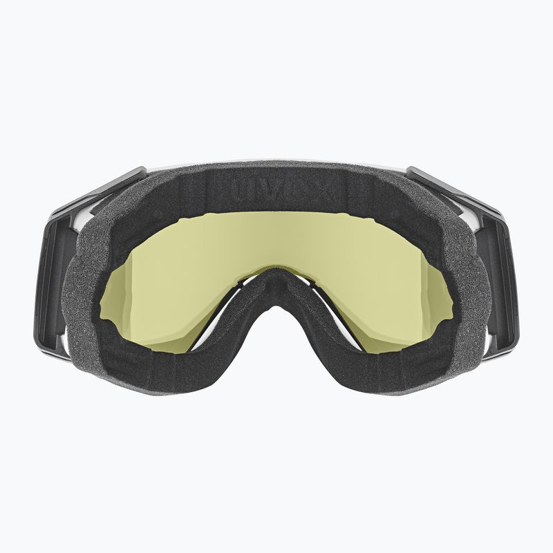 UVEX Skibrille Gravity FM weiß matt/verspiegelt silber klar grün 3