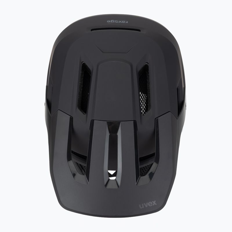 UVEX Fahrradhelm Ravage schwarz/rhino matt 6