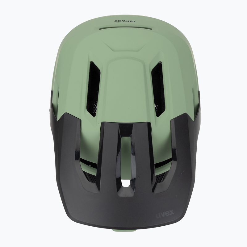 UVEX Fahrradhelm Ravage moosgrün/schwarz matt 6