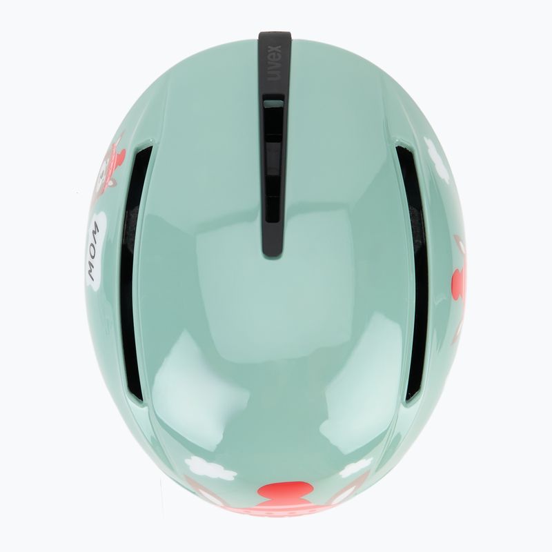 Kinder-Skihelm UVEX Viti Jr jade llama 6