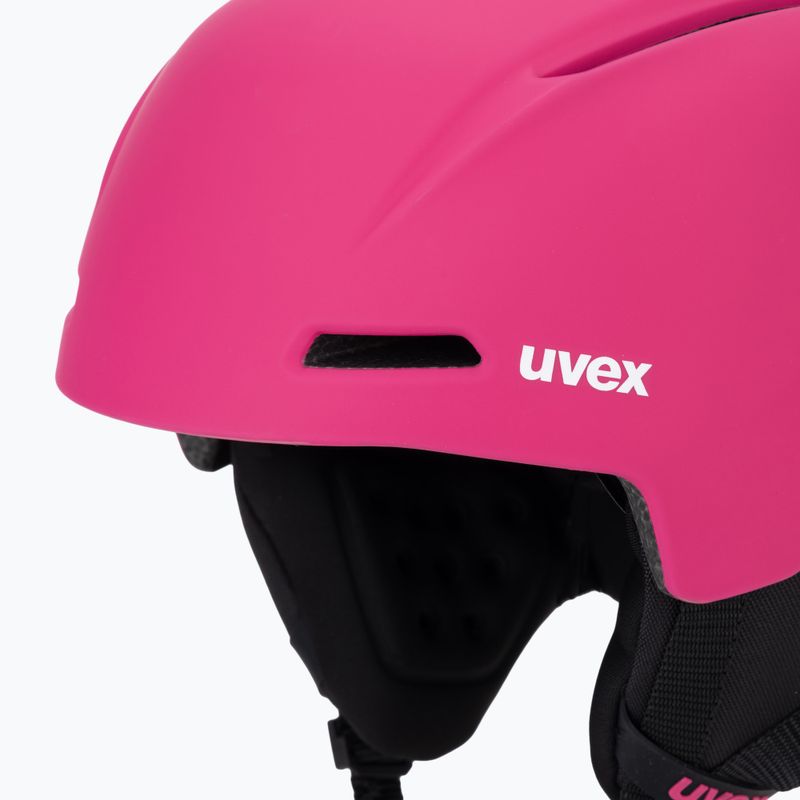 Skihelm Kinder UVEX Viti pink matt 7