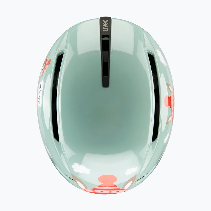 Kinder-Skihelm UVEX Viti Jr jade llama 4