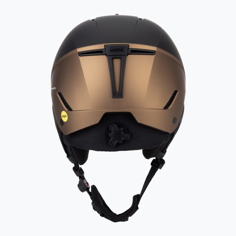 Skihelm UVEX Stance MIPS black/brown matt 4