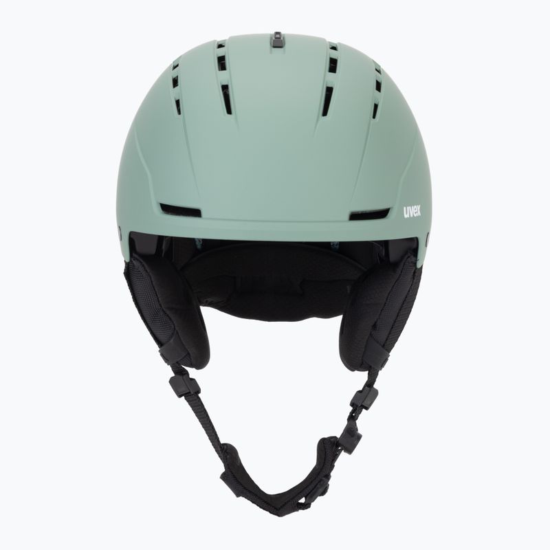 Skihelm UVEX Stance MIPS oxid green/black matt 2