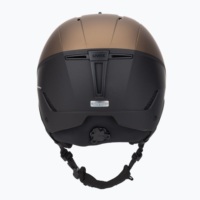 Skihelm UVEX Stance brown/black matt 4