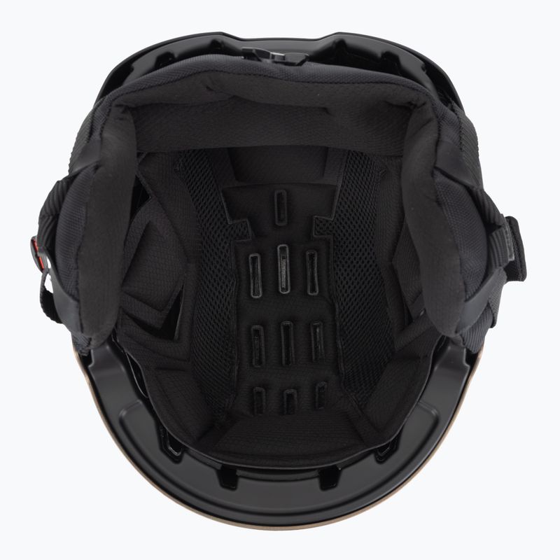 Skihelm UVEX Stance brown/black matt 5