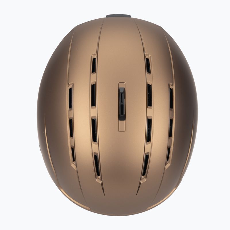 Skihelm UVEX Stance brown/black matt 6