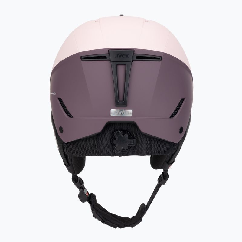Skihelm UVEX Stance powder/plum matt 4