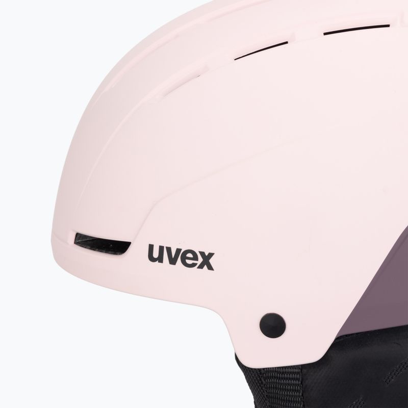 Skihelm UVEX Stance powder/plum matt 7