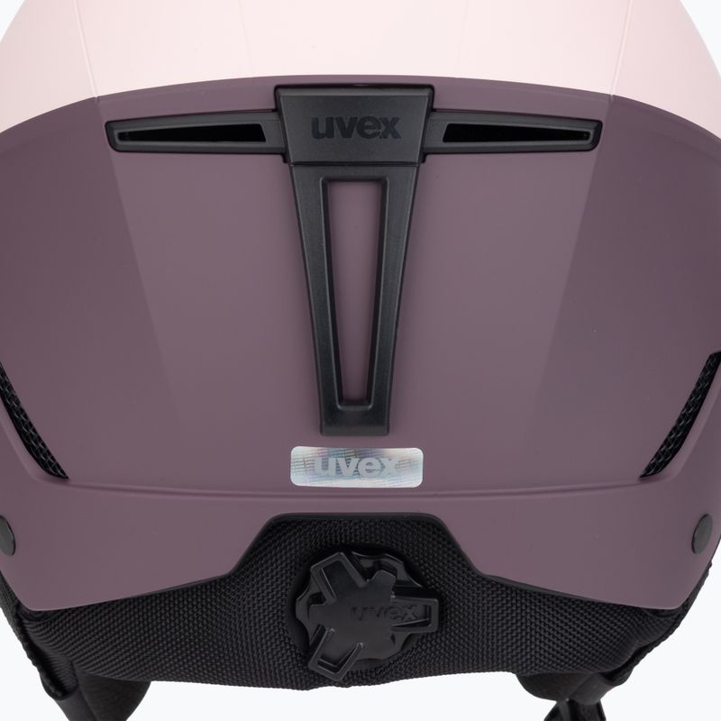 Skihelm UVEX Stance powder/plum matt 8