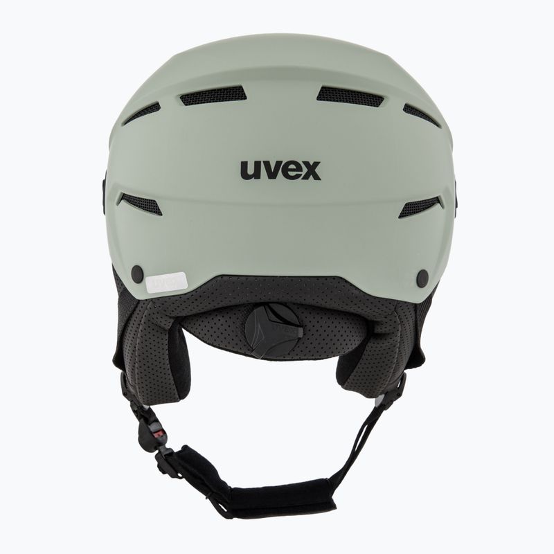 Skihelm UVEX Instinct Visor oxid green matt/mirror silver/smoke 4