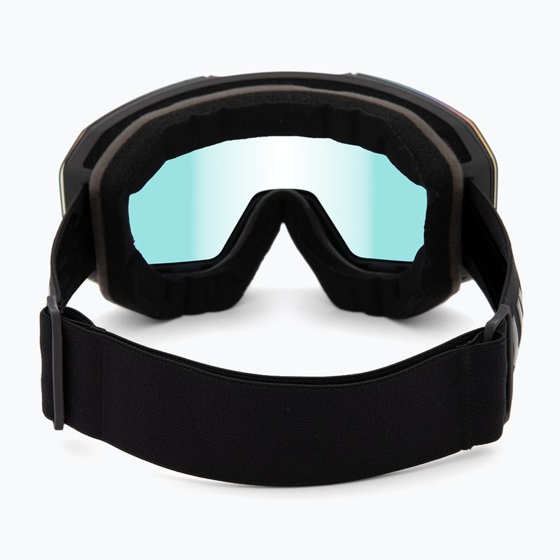Skibrille UVEX Evidnt Attract V + case black matt/mirror rainbow clear 4
