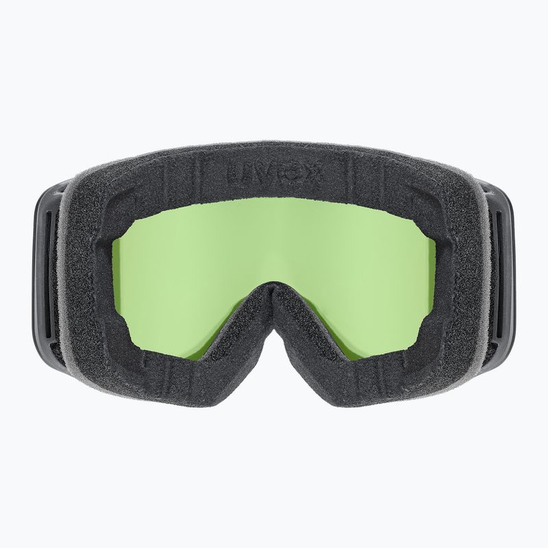 Skibrille Kinder UVEX Pwdr FM black matt/mirror red orange clear 3