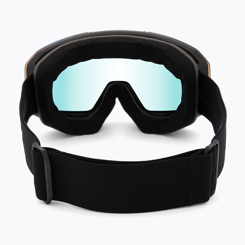 Skibrille UVEX Evidnt Attract S V + case black matt/mirror rainbow clear 4
