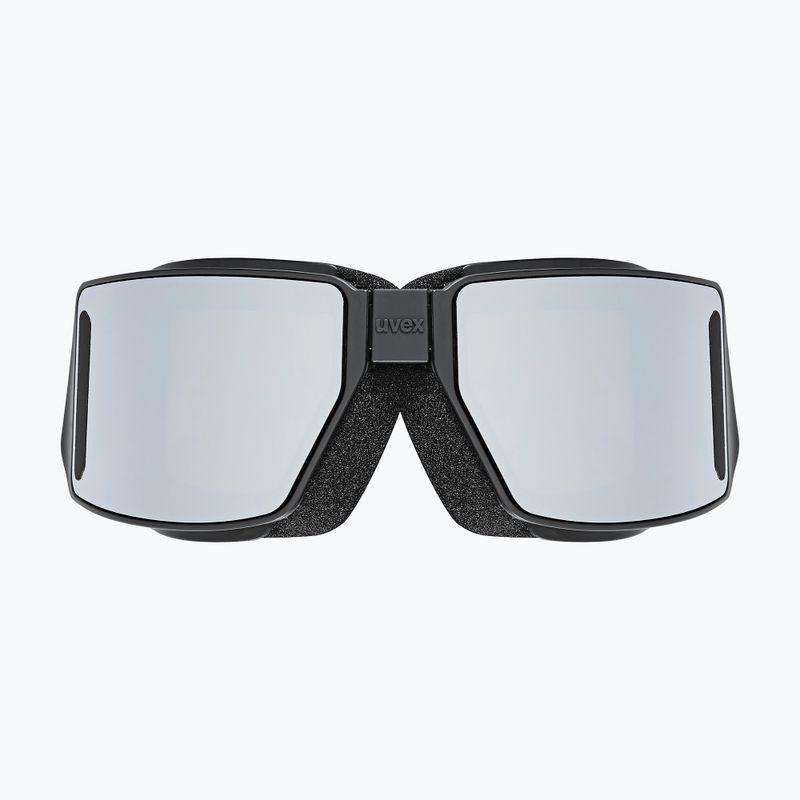 Skibrille UVEX MTN Tour schwarz matt/verspiegelt silber 2