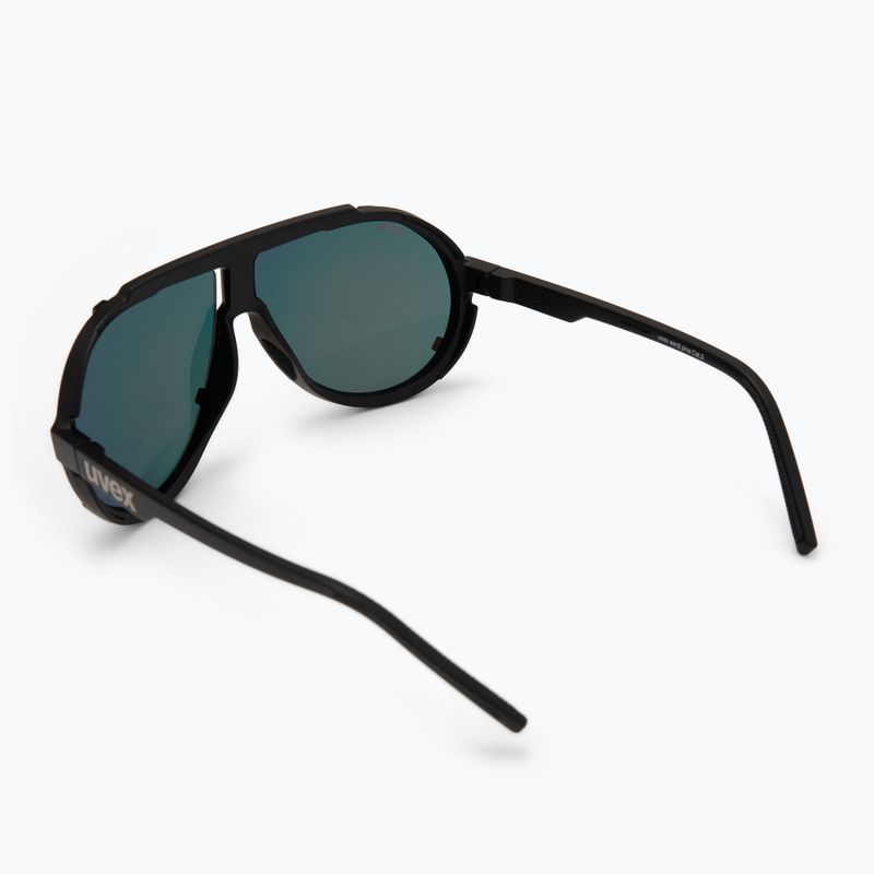UVEX Sonnenbrille Esntl Pina schwarz matt/rot verspiegelt 2