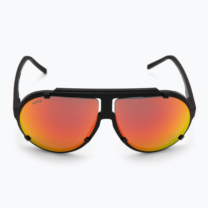 UVEX Sonnenbrille Esntl Pina schwarz matt/rot verspiegelt 3