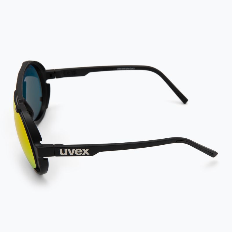 UVEX Sonnenbrille Esntl Pina schwarz matt/rot verspiegelt 4