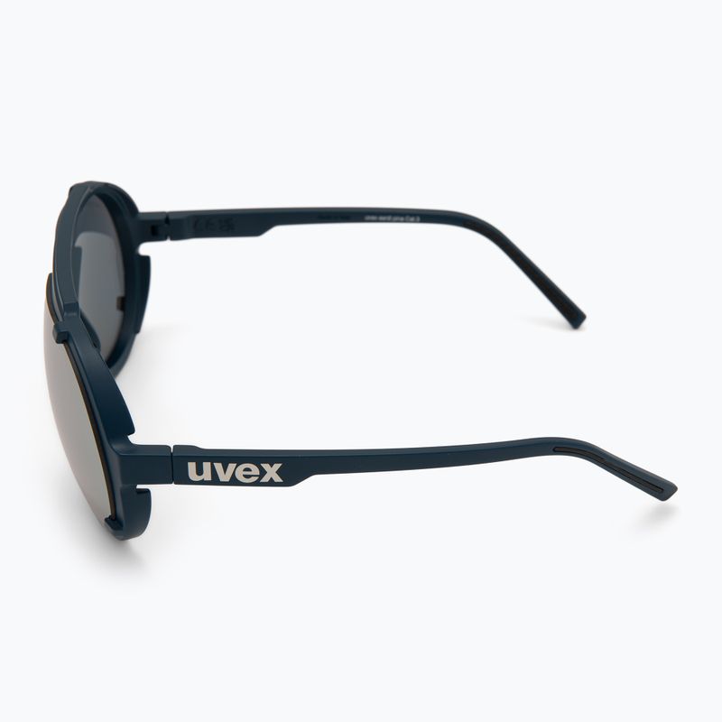UVEX Sonnenbrille Esntl Pina schwarz matt/verspiegelt silber 4