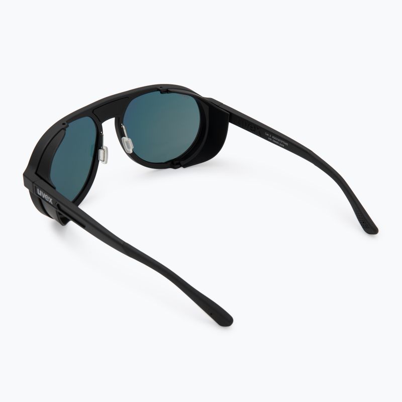 UVEX Sonnenbrille MTN Classic Pure schwarz matt/rot verspiegelt 2