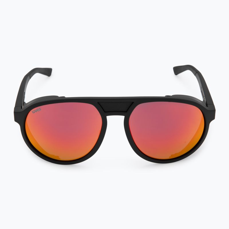 UVEX Sonnenbrille MTN Classic Pure schwarz matt/rot verspiegelt 3