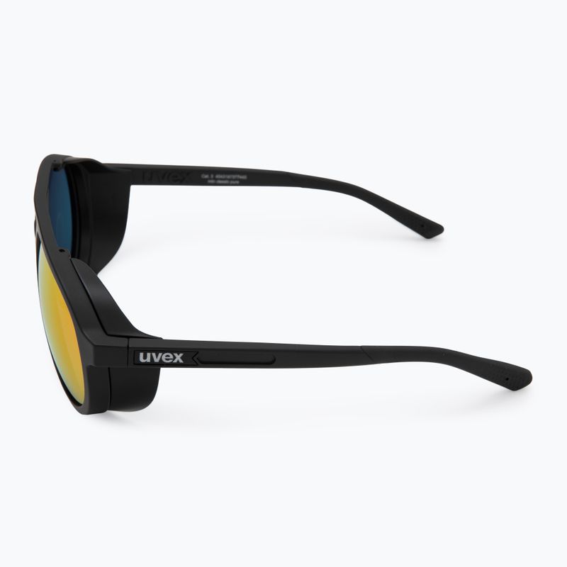 UVEX Sonnenbrille MTN Classic Pure schwarz matt/rot verspiegelt 4