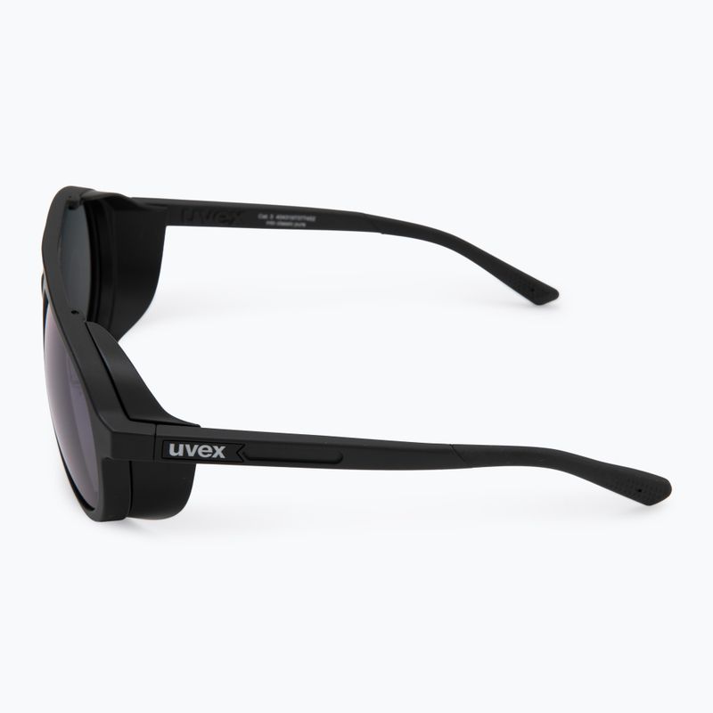 UVEX Sonnenbrille MTN Classic Pure schwarz matt/grün verspiegelt 4