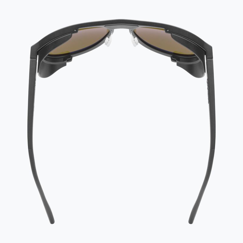 UVEX Sonnenbrille MTN Classic Pure schwarz matt/grün verspiegelt 3