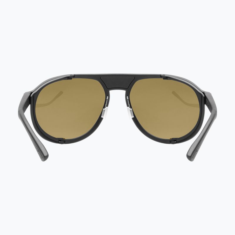 UVEX Sonnenbrille MTN Classic Pure schwarz matt/grün verspiegelt 4