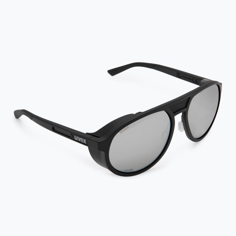 UVEX Sonnenbrille MTN Classic Pure schwarz matt/verspiegelt silber